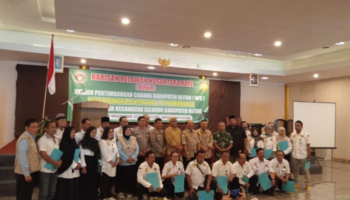 BRNR Kabupaten Blitar Perkuat Struktur Organisasi Hingga Kecamatan, Bupati Beri Dukungan Penuh