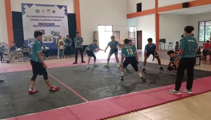 Pelajar Sidoarjo Ramaikan Kejurkab Kabaddi Sidoarjo 2025