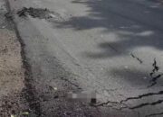 Proyek Pelebaran Jembatan Jalan Raya Trosobo Taman Sidoarjo Rampung, Jalan Dibuka Namun Aspal Retak