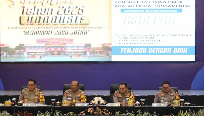 Kapolda Jatim : Situasi Kamtibmas 2025 di Jawa Timur Relatif Kondusif