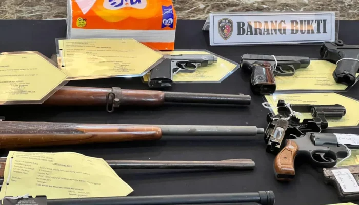 Bongkar Jaringan Perakitan Senjata Api Ilegal Di Sumedang Dipasarkan Lewat TikTok