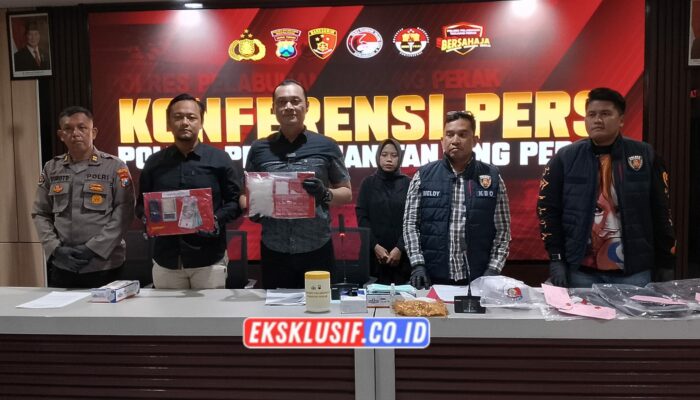 Kasatnarkoba Polres Pelabuhan Tanjung Perak Yang Baru AKP Adek Agus Putrawan Gelar Pres Release dan Amankan 31,62 Gram Sabu