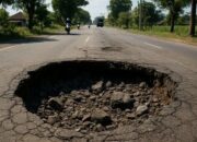 Keterangan Foto : Lubang Kejut Terlalu Banyak, Nyawa Terlalu Murah: Golkar Bojonegoro Ultimatum Negara atas Jalan Nasional Babat–Bojonegoro.