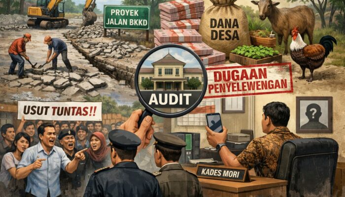Polemik Desa Mori Kian Memanas: Proyek Jalan BKKD Bermasalah, Dugaan Penyimpangan Dana Desa 2024 Menguat