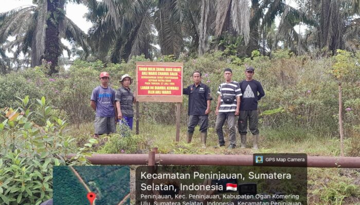 Ahli Waris Zainal & Ahli Waris Kodir Pasang Plank, Perbaikan Tata Batas Dan Ambil Tanah Milik Orang Tua Mereka