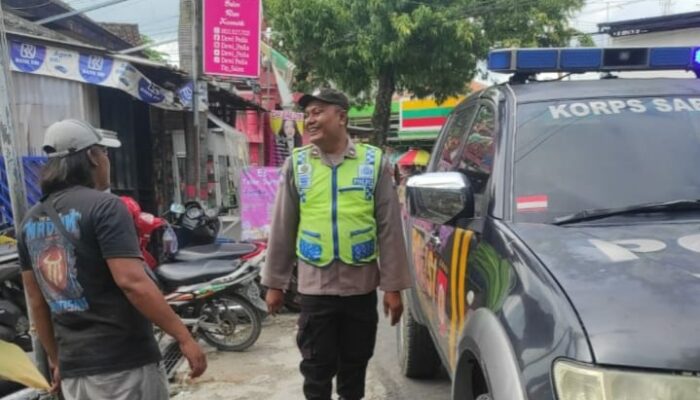 Polsek Purwosari Antisipasi Tindak Pidana Giat Patroli Dialogis