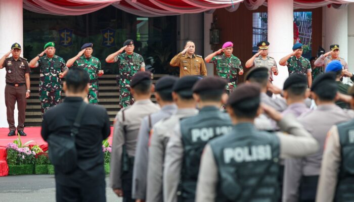 GELAR APEL PEMBENTUKAN SATGAS PENINDAKAN PREMANISME DAN MAFIA TANAH, WALI KOTA ERI: INI NEGARA HUKUM