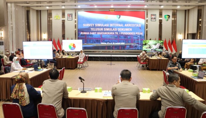 RS Bhayangkara Tk.I Pusdokkes Polri Gelar Simulasi Internal Akreditasi