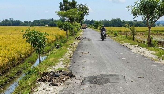 Proyek ‘Seumur Jagung’ Desa Ngampal Hancur, Aroma Maladministrasi Tercium Hingga Inspektorat!”