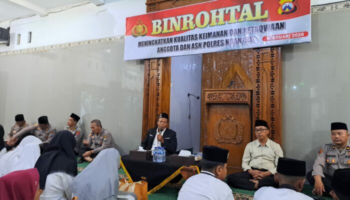 Binrohtal Teguhkan Nilai Humanis Serta Pengabdian jelang Ramadhan oleh Polres Nganjuk