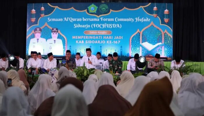 Bupati Sidoarjo Bersama Ribuan Jamaah Panjatkan Doa untuk Sidoarjo di Usia ke-167