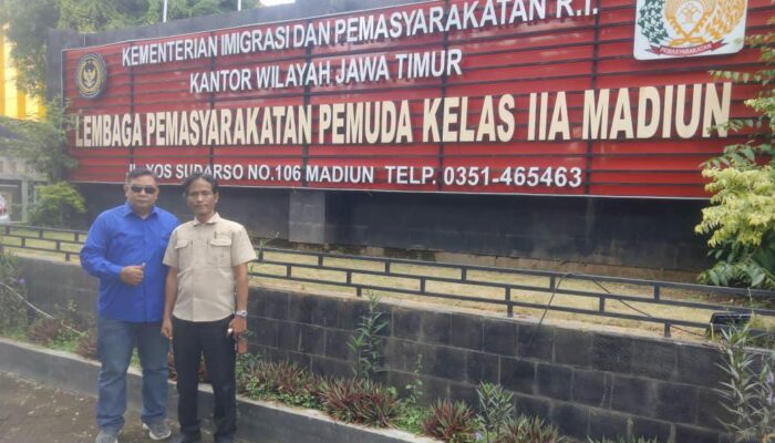 Ketua DPC PWDPI Sidoarjo Kunjungi Lapas Pemuda Kelas IIA Madiun, Tegaskan Pentingnya Pembinaan Humanis