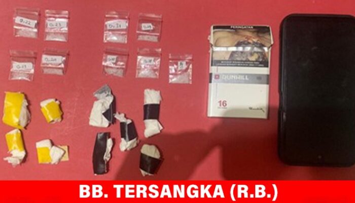 Jajaran Polres Nganjuk Amankan Dua Pengedar Sabu di Kertosono