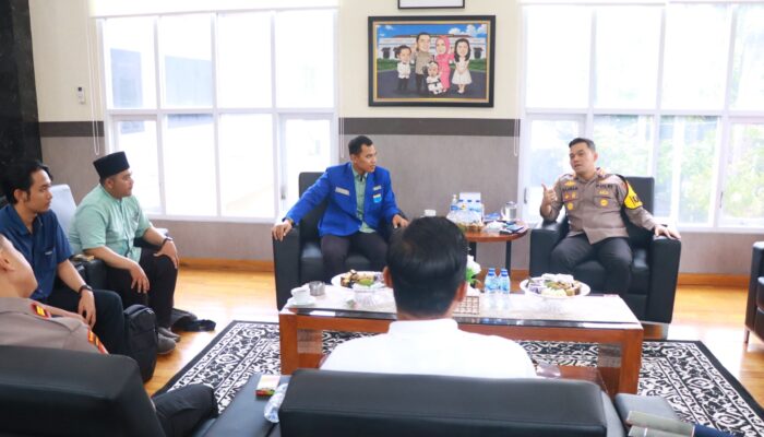 Kapolres Nganjuk dan PMII Perkuat Sinergi, Dorong Aspirasi Disampaikan Secara Santun