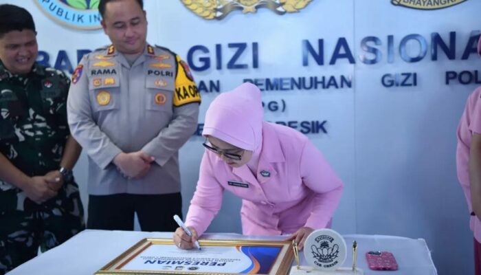 SPPG Polres Gresik di Bedilan Diresmikan Dukung Penguatan Gizi Nasional