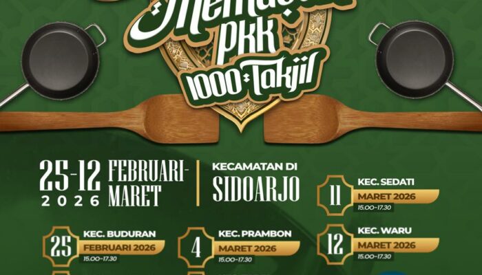 Pemkab Sidoarjo Gelar Pameran Produk Unggulan Daerah “Pasar Murah Ramadan 1447 H” di 10 Kecamatan