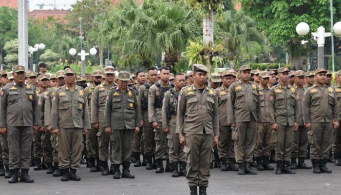 SATPOL PP SURABAYA INTENSIFKAN PATROLI RAMADAN, JAGA KETERTIBAN DAN KEKHUSYUKAN IBADAH