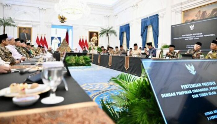 Presiden Prabowo Gelar Silaturahmi Dengan Pimpinan Ormas Islam Dan Tokoh Pesantren Di Istana Merdeka