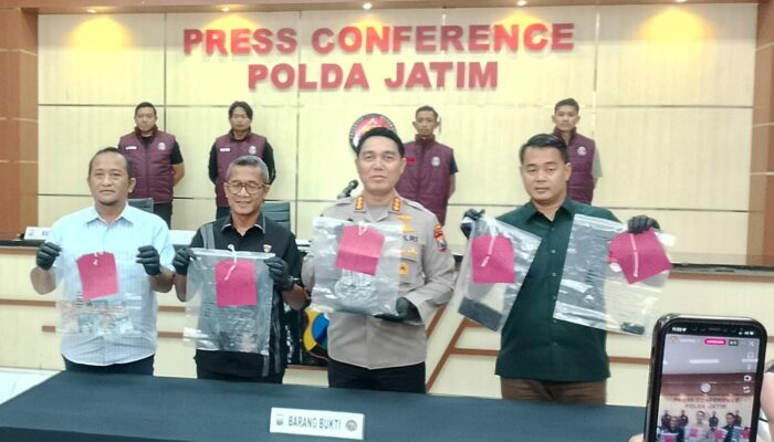 Ditreskrimum Polda Jatim Ungkap Kasus Tindak Pidana Penjualan Bahan Peledak Mesiu