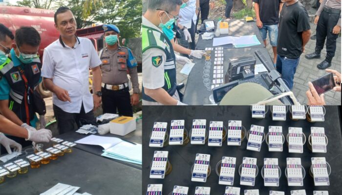 43 Orang Negatif, Pengemudi Angkutan Antar Pulau Tes Urin Dilakukan Jajaran Sat Resnarkoba KP3