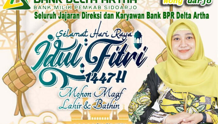 Sofia NA., Dirut Bank Delta Artha Mengucapkan Selamat Hari Raya Idul Fitri 1447 H