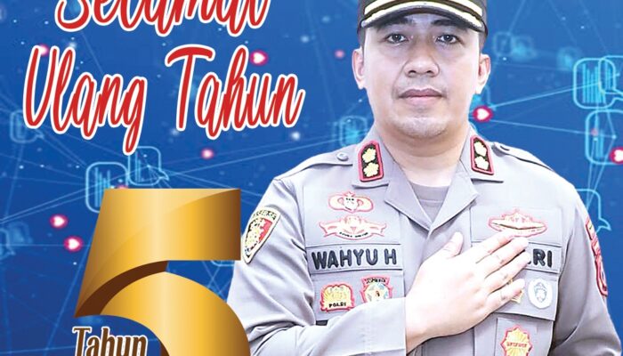 Wahyu Hidayat Kapolres Pelabuan Tanjung Perak Mengucapkan Selamat dan Sukses HUT Media Online www.eksklusif.co.id Ke – 5 Tahun.