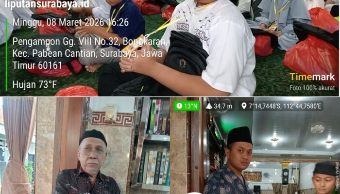 Shodaqoh 40 Santunan Anak Yatim dan Buka Bersama di Masjid Ar-Rahman Surabaya, Wujud Kepedulian di Bulan Ramadhan