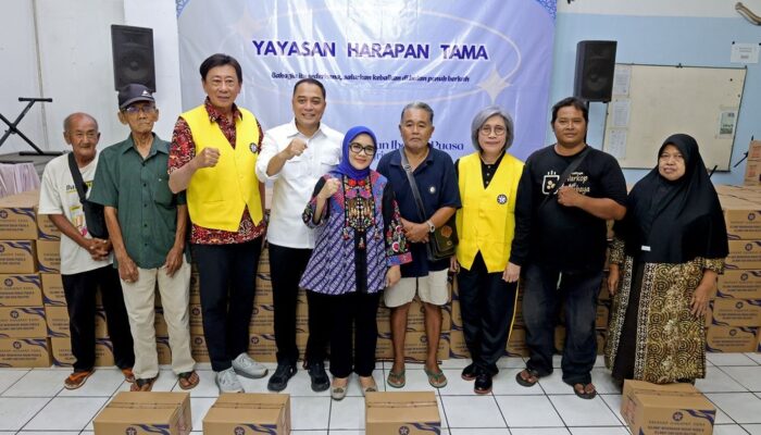 Pemkot Surabaya bersama Yayasan Harapan Tama Bersinergi Bagikan 1.000 Peket Sembako