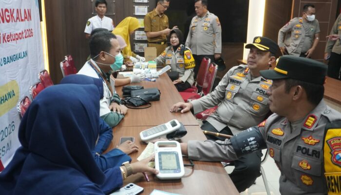 Gelar Rikkes, Kapolres Bangkalan Pastikan Personel Siap Amankan Ops Ketupat Semeru 2026