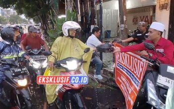 HUT ke-5 di Bulan Suci Ramadan, Media Online Eksklusif.co.id Tebar Takjil dan Gelar Buka Puasa Bersama