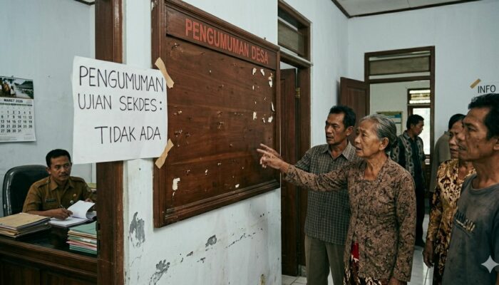Teka-Teki Jabatan Sekdes Sidomulyo: Warga Tuding Siswanto Naik Tahta Tanpa Ujian dan Pengumuman Transparan Setelah Carut Marut program PTSL