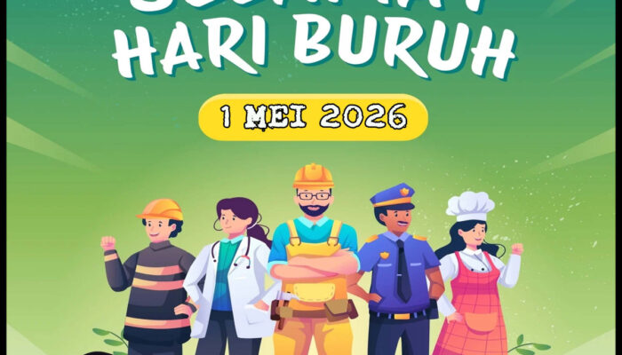 Pimpinan dan Anggota DPRD Kabupaten Sidoarjo Mengucapkan Hari Buruh 1 Mei 2026