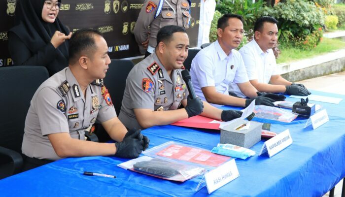 Polres Gresik Bongkar Jaringan Narkoba Lintas Pulau, 6 Tersangka Diamankan