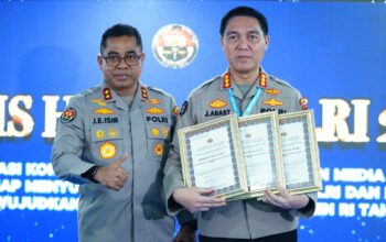 Bidhumas Polda Jatim Raih 3 Penghargaan Nasional di Rakernis Humas Polri 2026