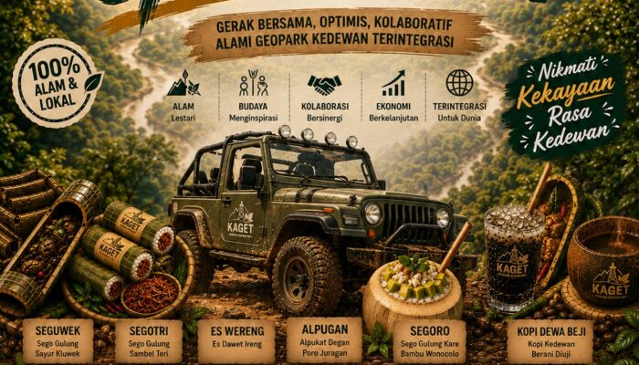 Tagline “KEDEWAN KAGET” Kang Priyo Launching Paket Wisata Kedewan Geopark Trip