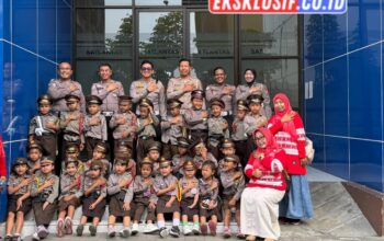 Polisi Sahabat Anak : Polresta Sidoarjo Edukasi Tertib Lalu Lintas Sejak Dini