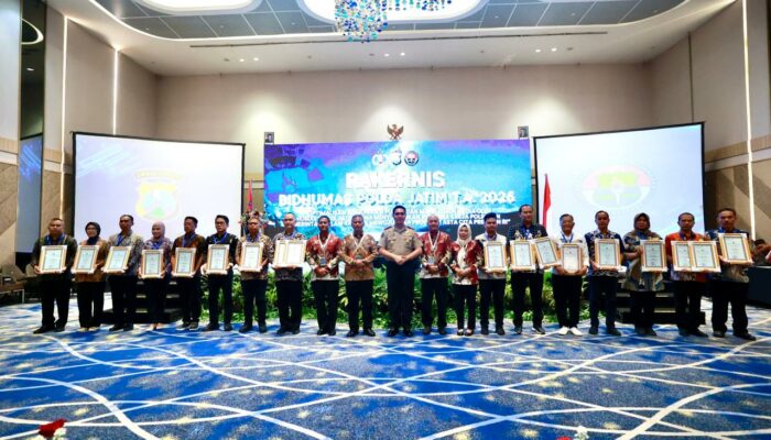 Polda Jatim Gelar Rakernis Humas,Dorong Penguatan Komunikasi Publik dan Manajemen Media