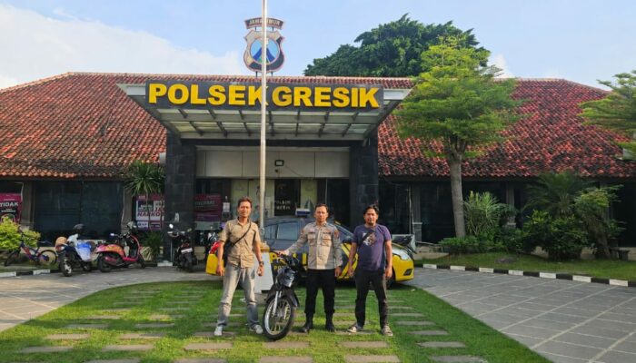 Gerak Cepat Polsek Gresik, Dua Pelaku Curanmor di Gresik Dibekuk Kurang dari 24 Jam