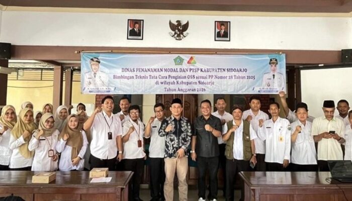 Pemkab Sidoarjo Perkuat Iklim Investasi, Realisasi Triwulan I 2026 Capai Rp 3,77 Triliun