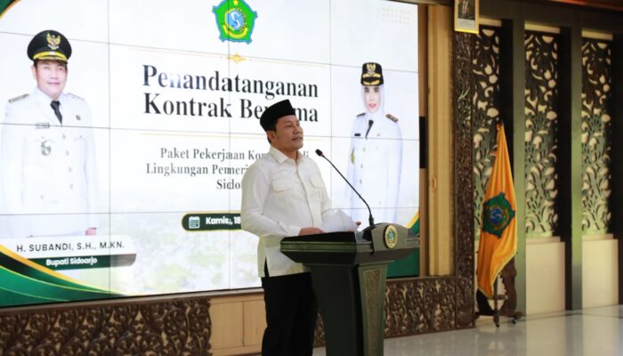 Bupati Subandi Minta Kontraktor Kerjakan Proyek Tepat Waktu dan Sesuai Spesifikasi