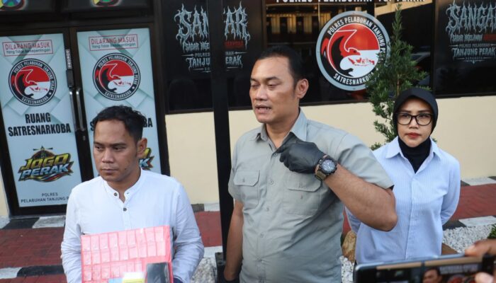 Polres Tanjung Perak Tangkap Residivis, 89,81 Gram Sabu Diamankan