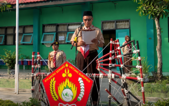 Madrasah Aliyah Negeri 2 Nganjuk  Melaksanakan Upacara Dalam  Memperingati  Hari Pramuka Nasional  ke – 65  Tahun 2026 .