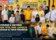 DPD Golkar Purwakarta Gelar Syukuran dan Santunan Anak Yatim