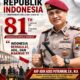 Adik Agus Putrawan, Kasat Narkoba Polres Pelabuhan Tanjung Perak Surabaya.  Mengucapkan Selamat Peringatan Dirgahayu Republik Indonesia ke-81 Th, 17 Agustus 2026