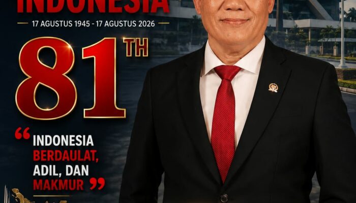 Ir. H. Bambang HS, DPR RI, Mengucapkan Selamat Peringatan Dirgahayu Republik Indonesia ke-81 Th, 17 Agustus 2026