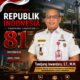 Tandjung Iswandaru, Kepala Bakesbanpol Surabaya Mengucapkan Selamat Peringatan Dirgahayu Republik Indonesia ke-81 Th, 17 Agustus 2026