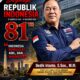 Dedik Irianto, Staf Ahli Wali Kota Surabaya Mengucapkan Selamat Peringatan Dirgahayu Republik Indonesia ke-81 Th, 17 Agustus 2026