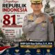 AKBP Galih BR, Kasat Lantas Polrestabes Surabaya Selamat Peringatan Dirgahayu Republik Indonesia ke-81 Th, 17 Agustus 2026