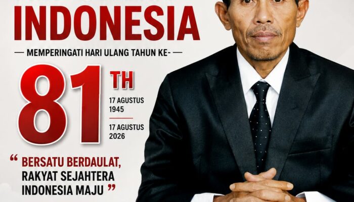 No’man Afandi, Kepala Sekolah MAN 1 Pamekasan Selamat Peringatan Dirgahayu Republik Indonesia ke-81 Th, 17 Agustus 2026
