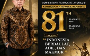 Ketua Umum Yayasan Bantuan Hukum Pelopor: HUT ke-81 RI Momentum Memperkuat Keadilan, Persatuan, dan Pengabdian kepada Masyarakat